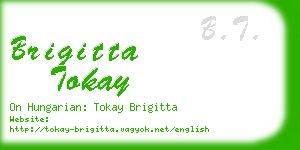brigitta tokay business card